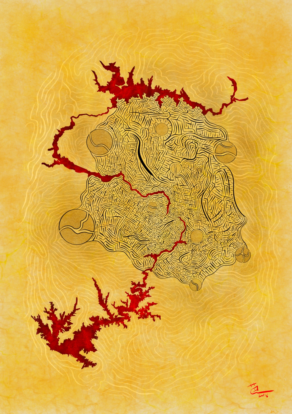 maze art by V-XL