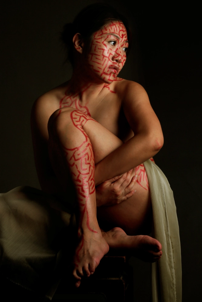 body painting art by V-XL