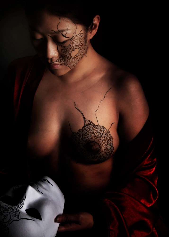 body painting art by V-XL
