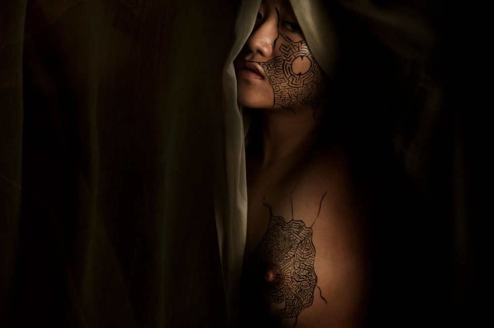 body painting art by V-XL