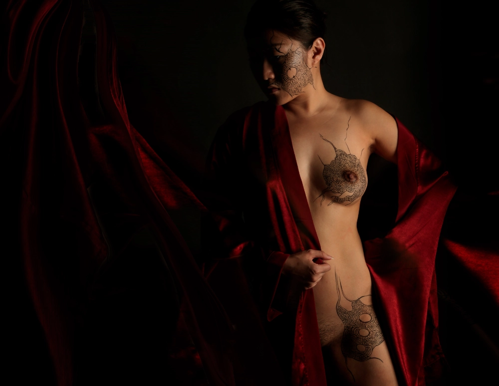 body painting art by V-XL