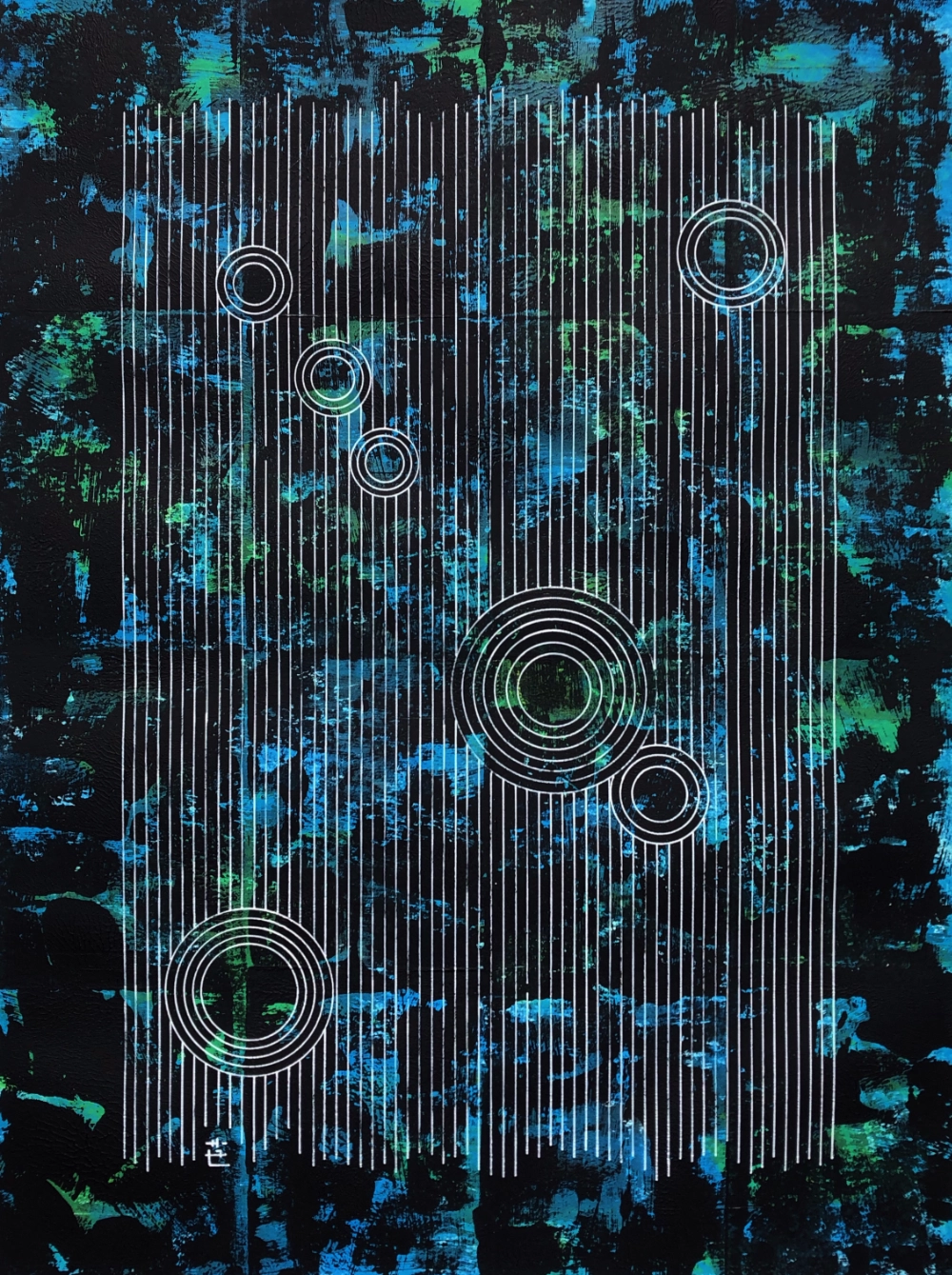 line and circle art by V-XL