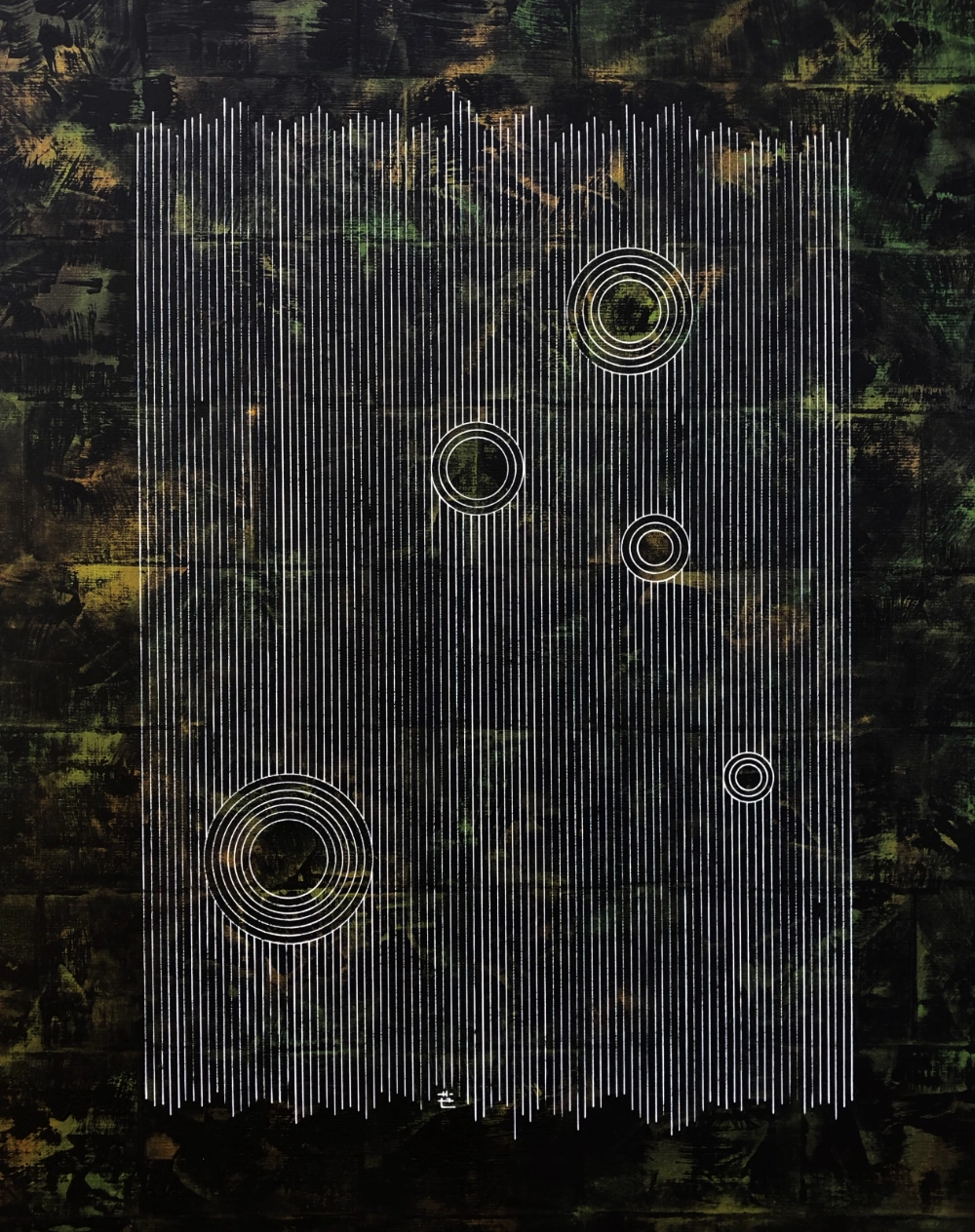 line and circle art by V-XL
