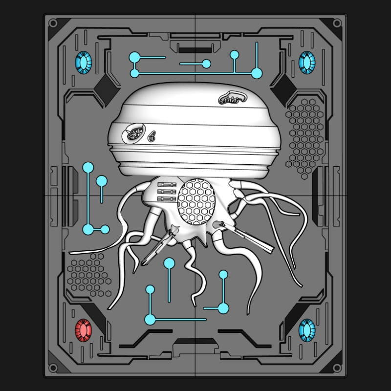Open source 3D printable art by V-XL