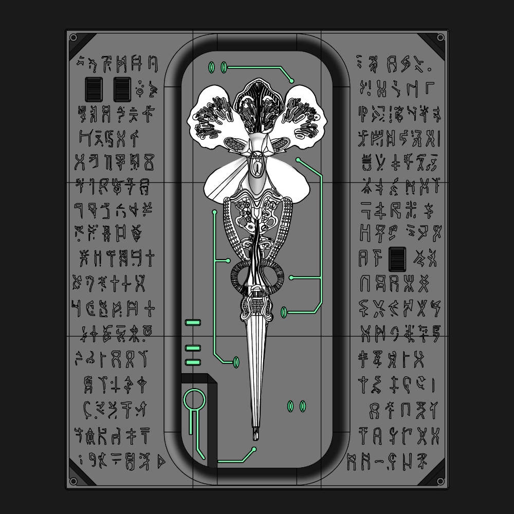 Open source 3D printable art by V-XL