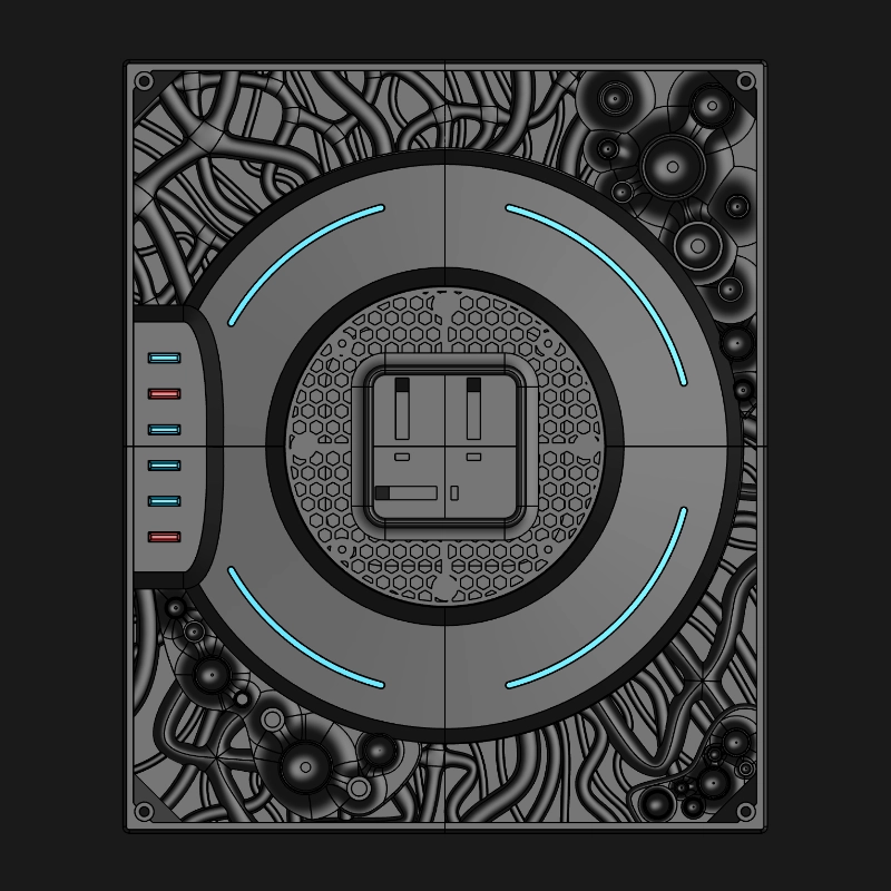 Open source 3D printable art by V-XL