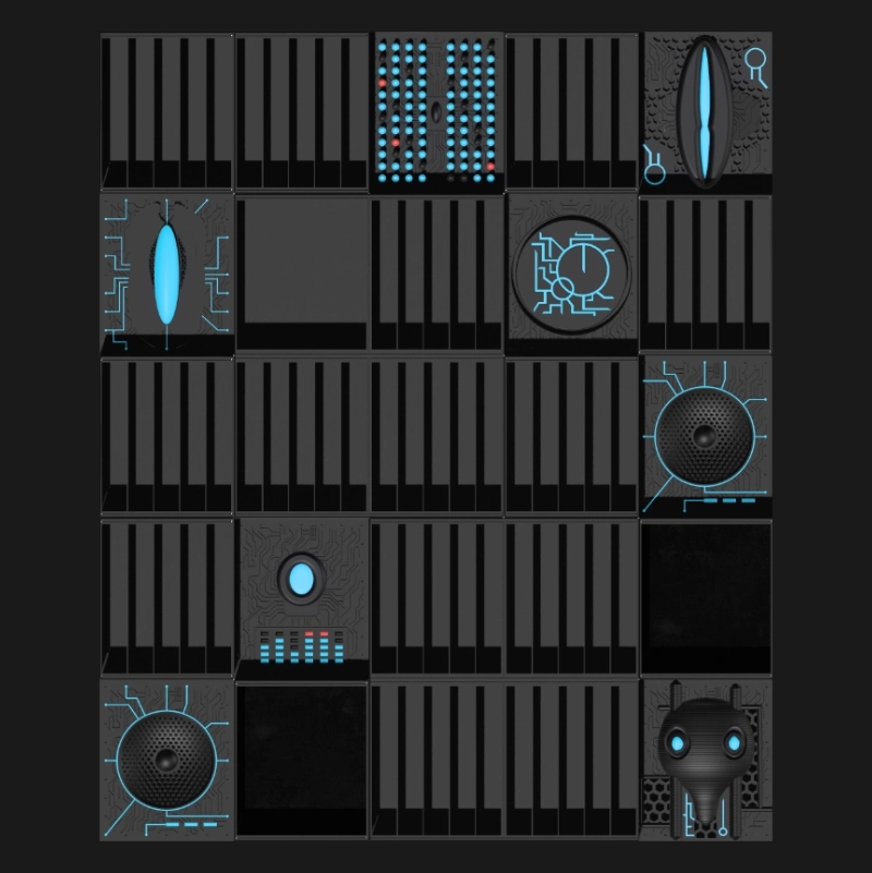 Modular printable containment for sonic relics by V-XL
